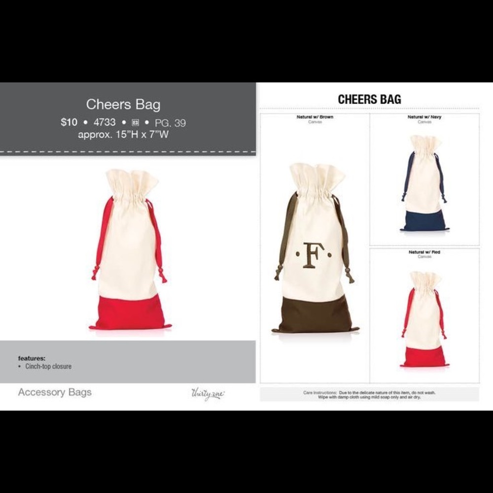 Thirty-one cheers bag